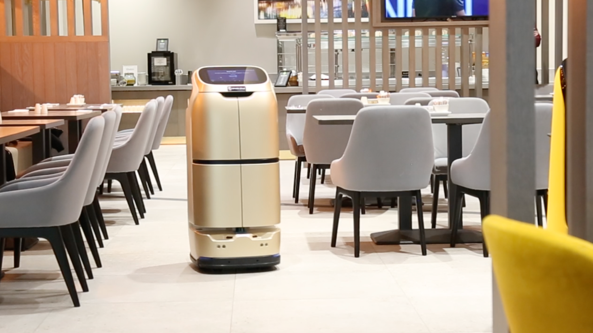 Image of ButlerBot in a hotel